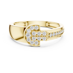 Regal Spark Diamond Gold Ring