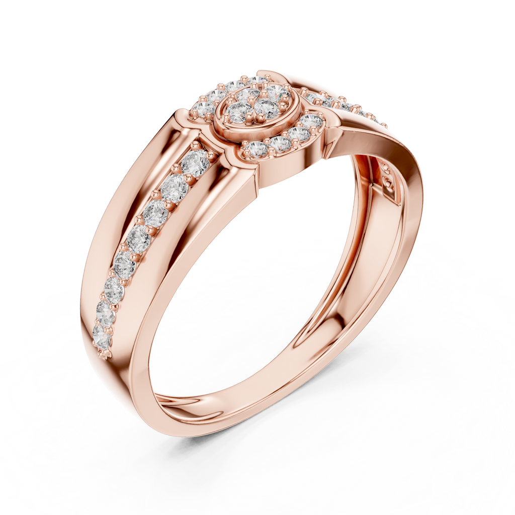 Royal Halo Diamond Ring