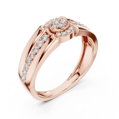 Royal Halo Diamond Ring