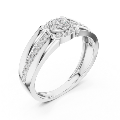 Royal Halo Diamond Ring