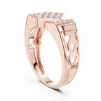 Luxe Geometric Diamond Ring