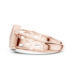 Luxe Geometric Diamond Ring