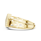 Luxe Geometric Diamond Ring