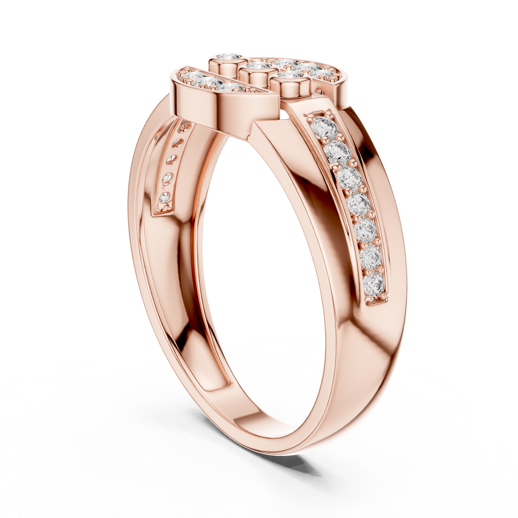 Signature Curve Diamond Ring