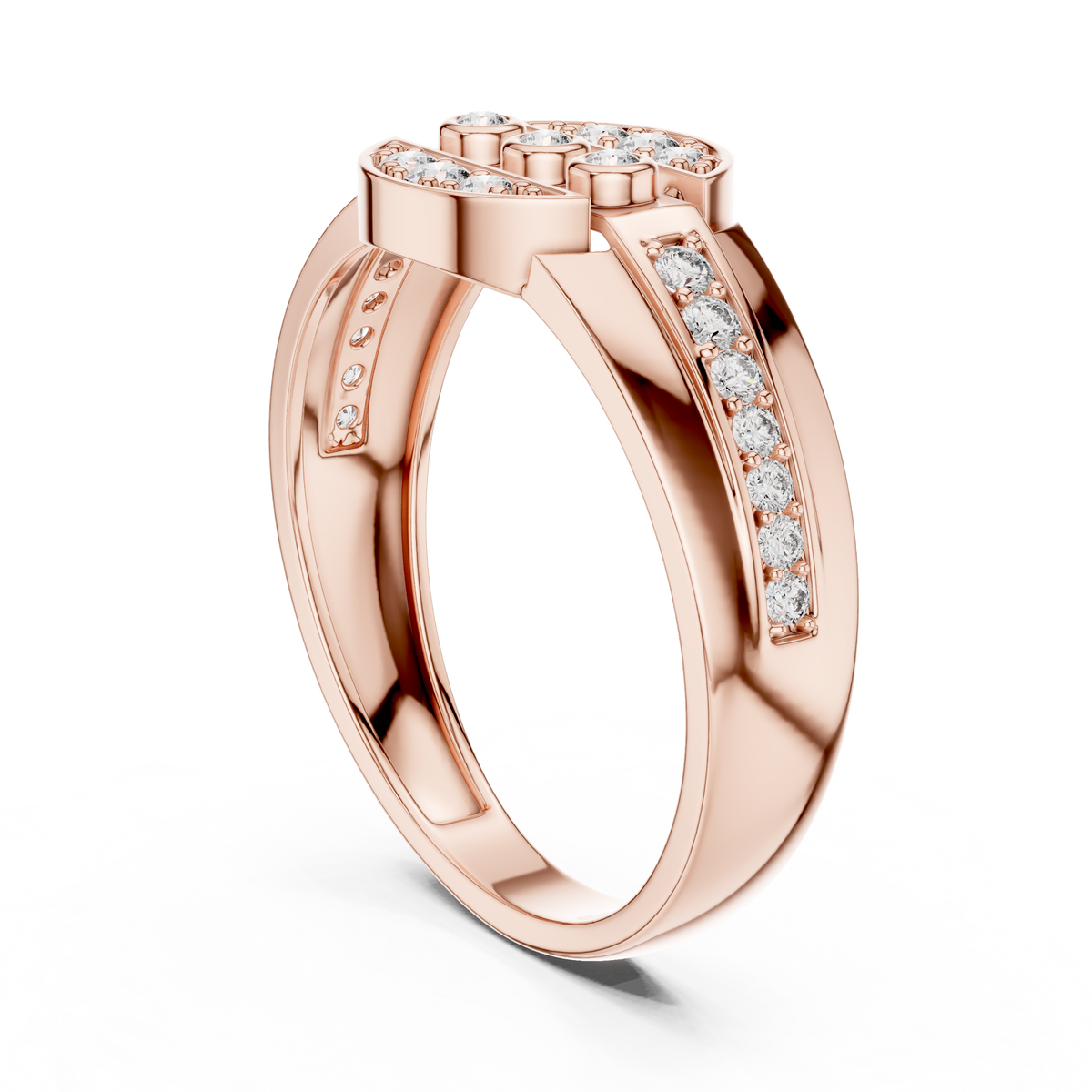 Signature Curve Diamond Ring