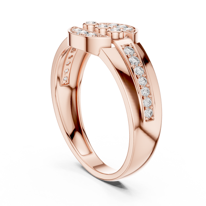 Signature Curve Diamond Ring