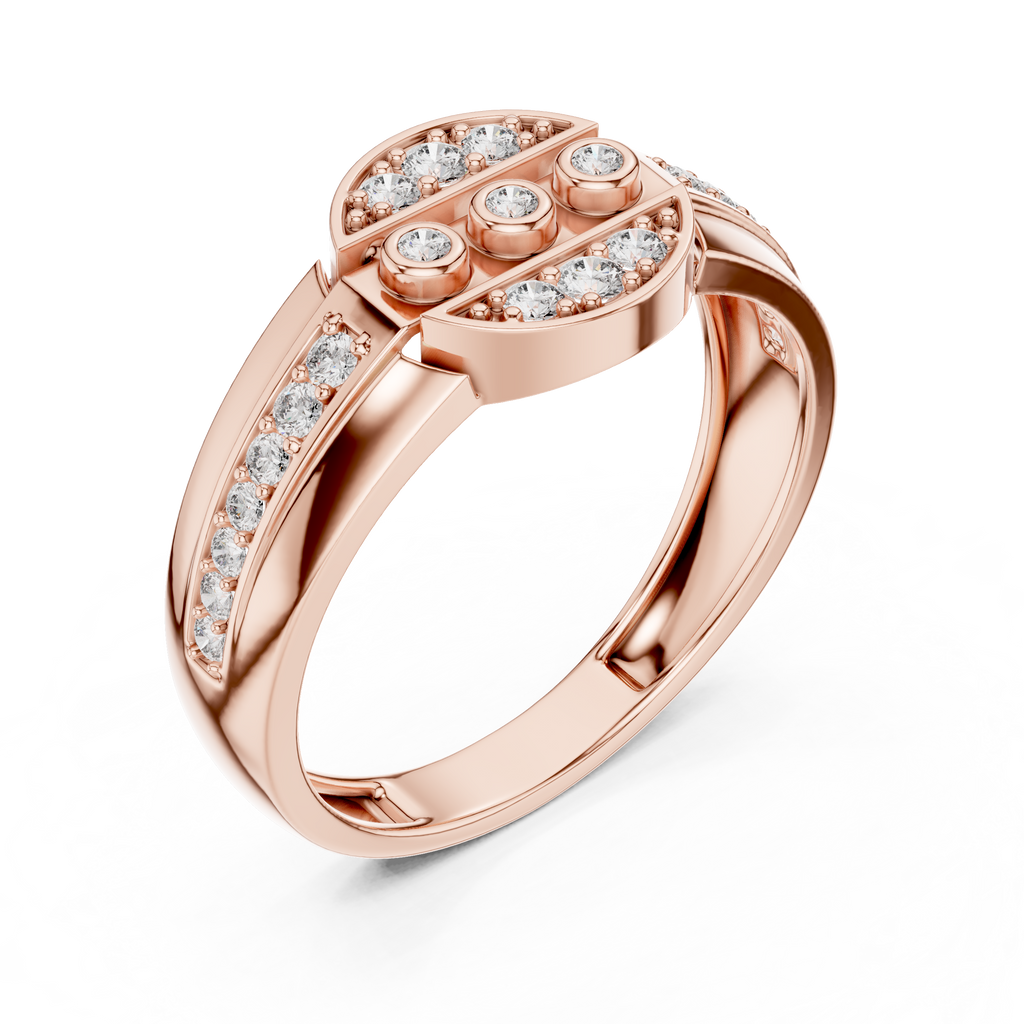 Signature Curve Diamond Ring