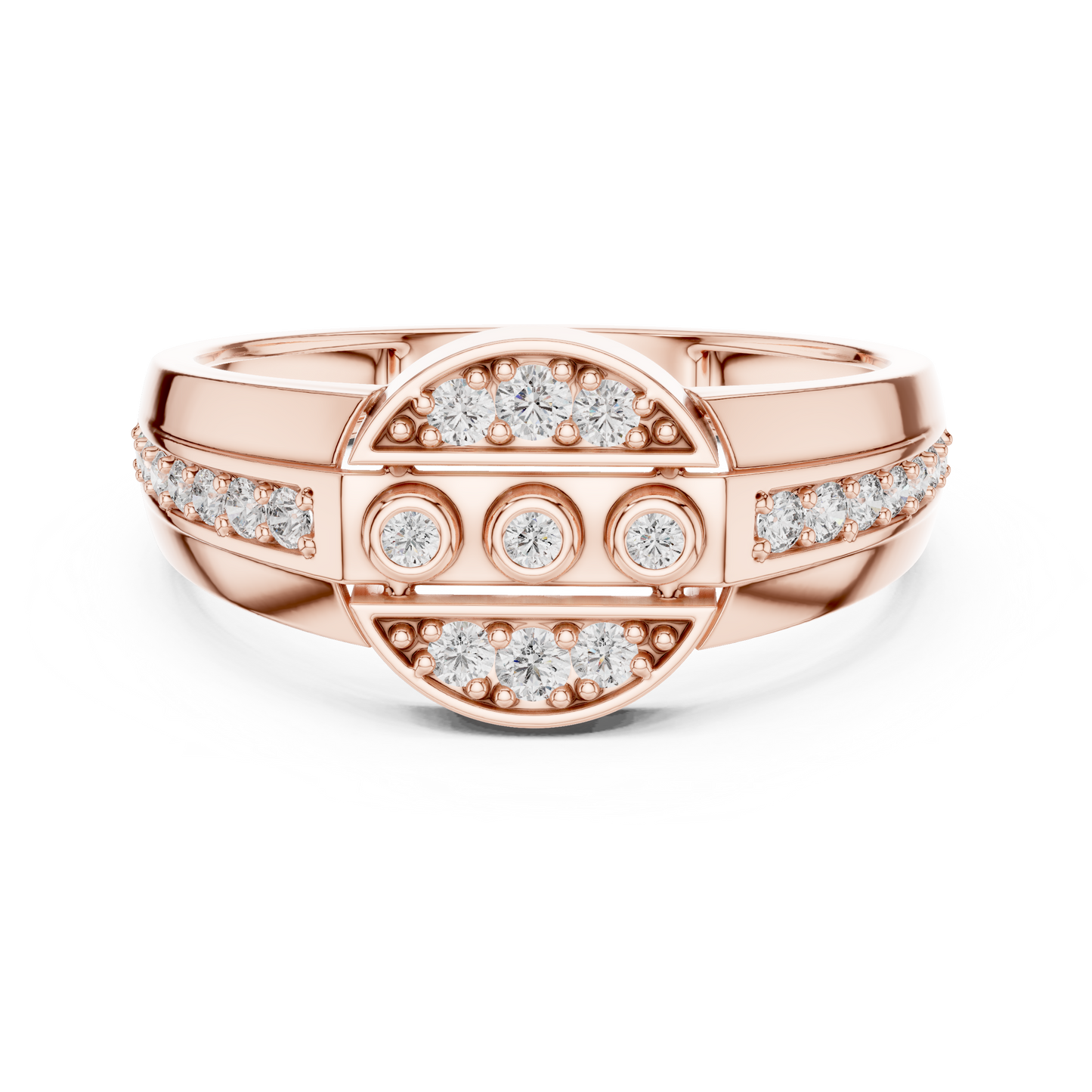Signature Curve Diamond Ring