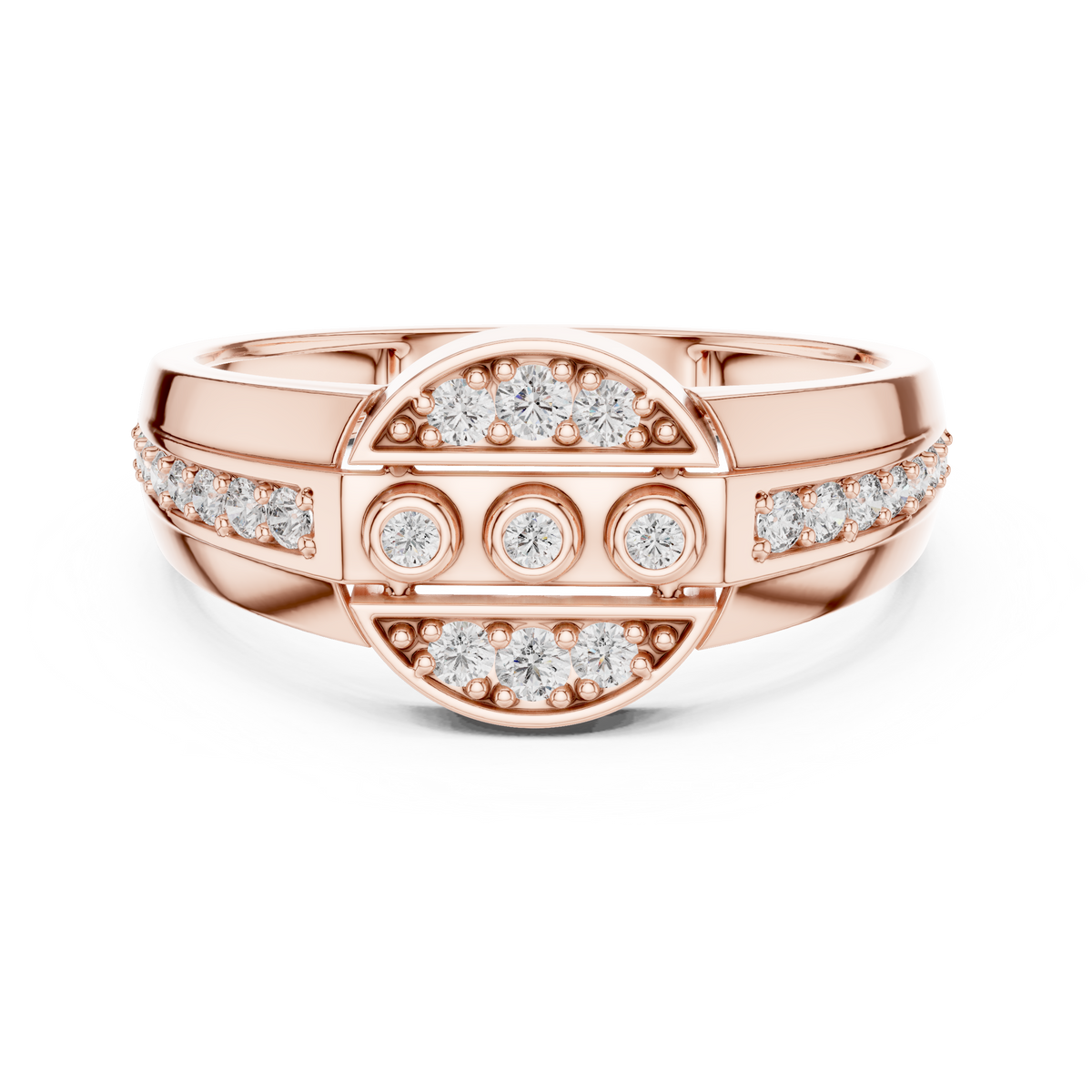 Signature Curve Diamond Ring