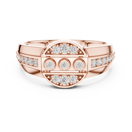 Signature Curve Diamond Ring