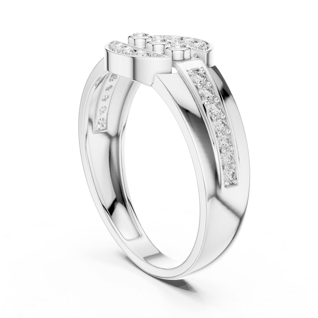 Signature Curve Diamond Ring