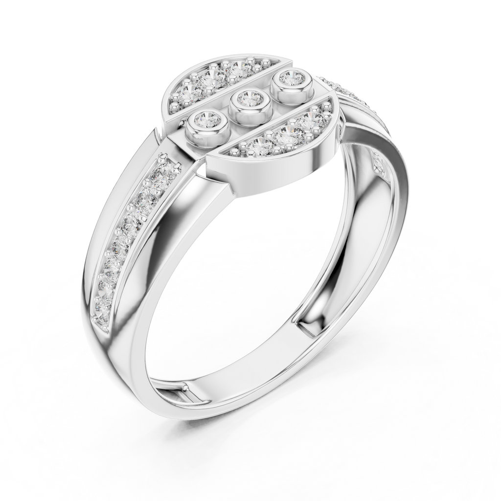 Signature Curve Diamond Ring