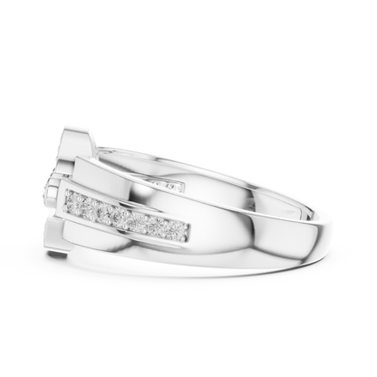 Signature Curve Diamond Ring