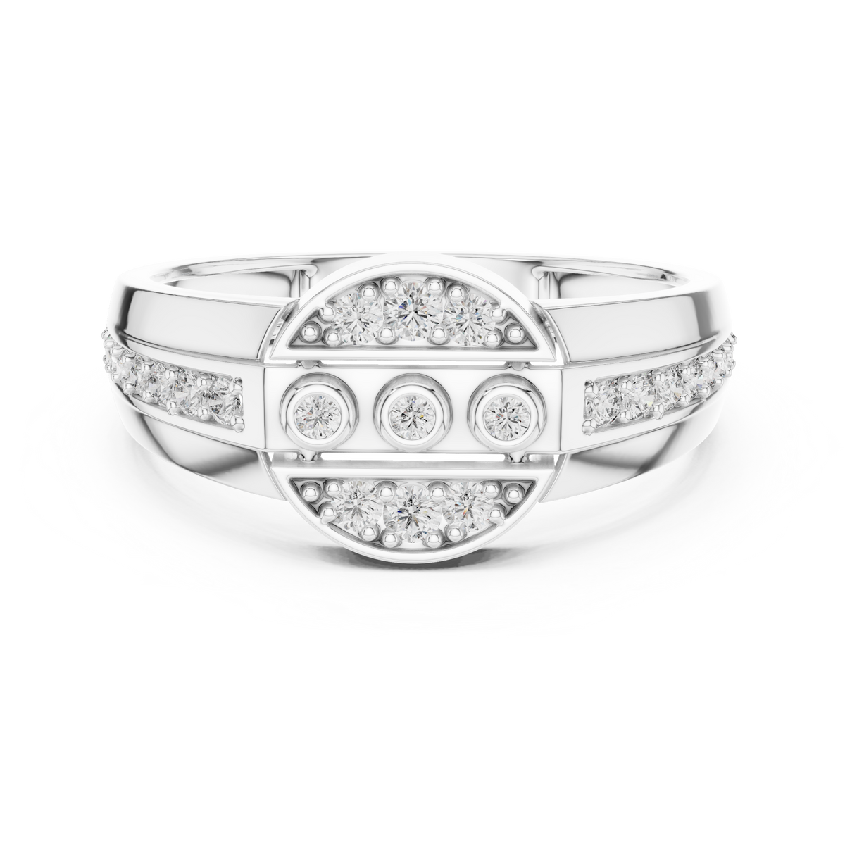 Signature Curve Diamond Ring