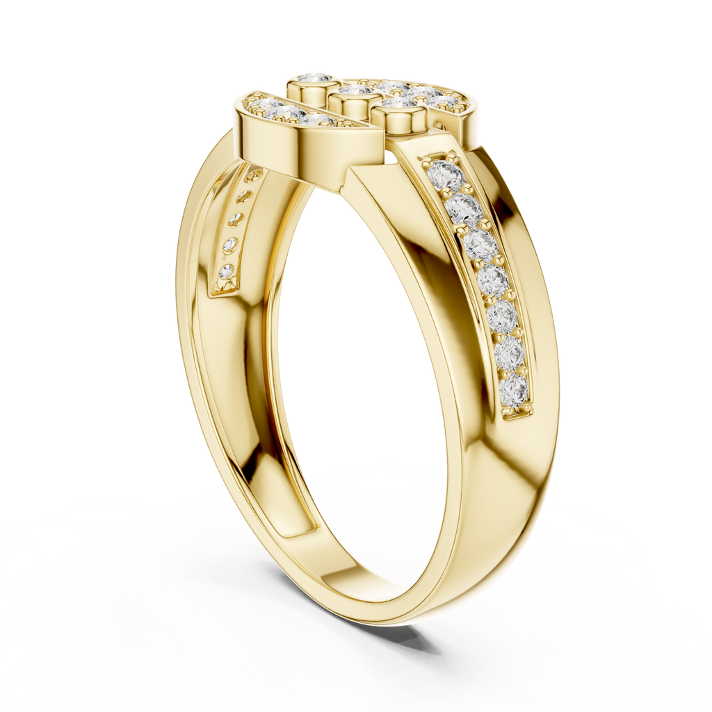 Signature Curve Diamond Ring
