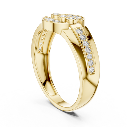 Signature Curve Diamond Ring