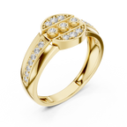 Signature Curve Diamond Ring