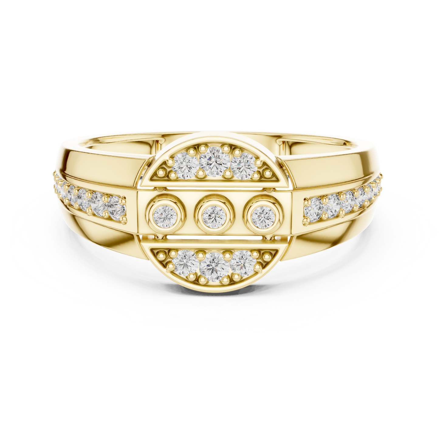 Signature Curve Diamond Ring