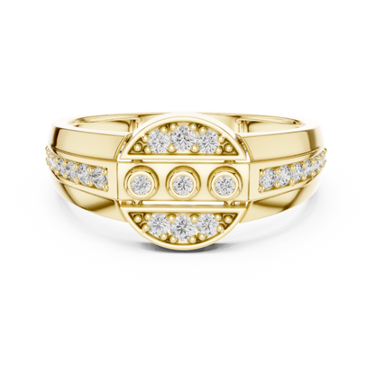 Signature Curve Diamond Ring