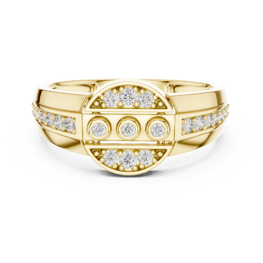 Signature Curve Diamond Ring