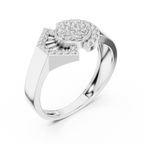 Radiant Orbit Gold Ring