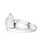 Radiant Orbit Gold Ring