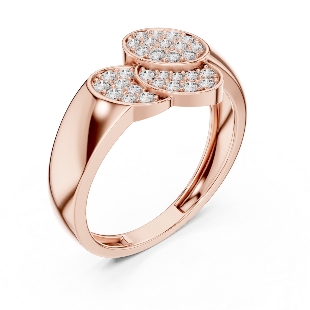 Floral Glow Diamond Ring