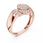 Floral Glow Diamond Ring