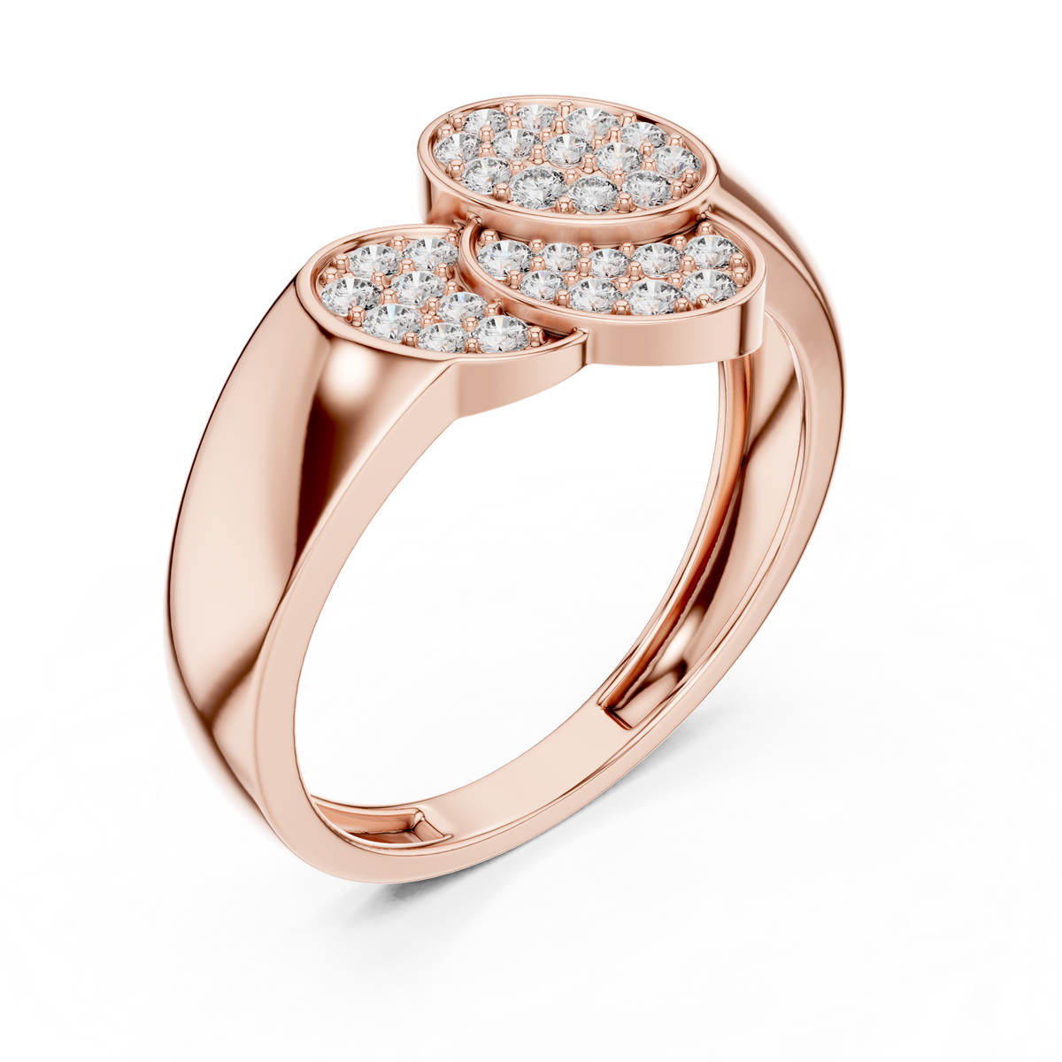 Floral Glow Diamond Ring
