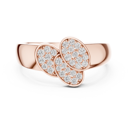 Floral Glow Diamond Ring