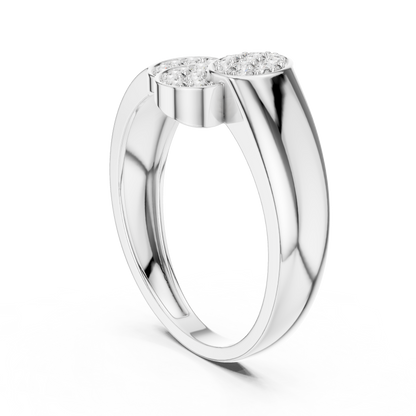 Floral Glow Diamond Ring