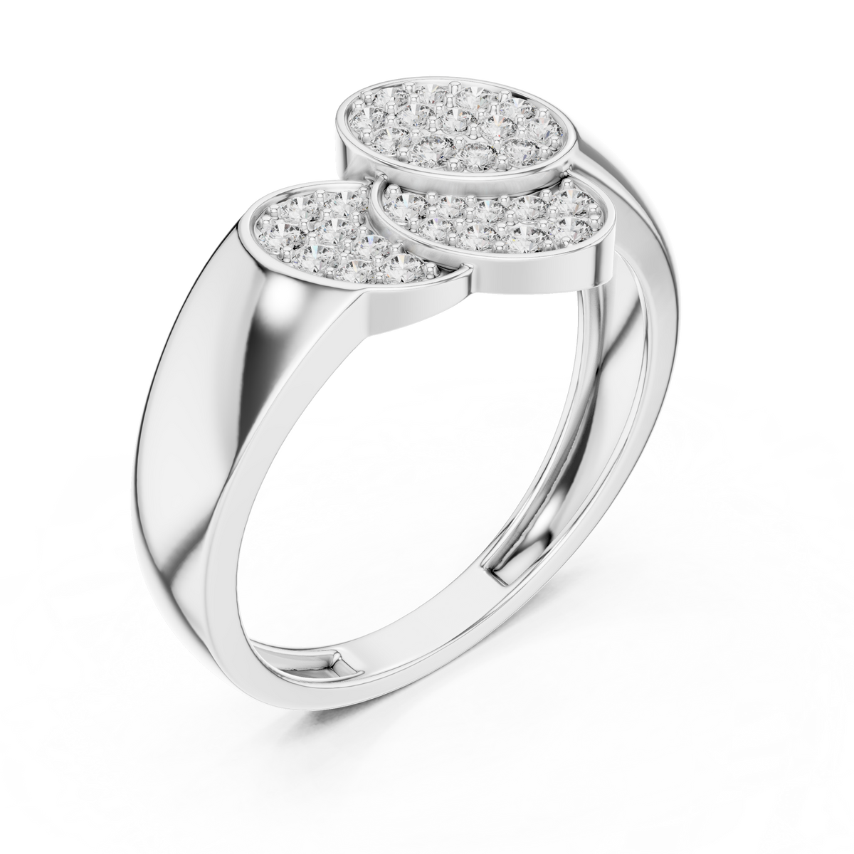 Floral Glow Diamond Ring