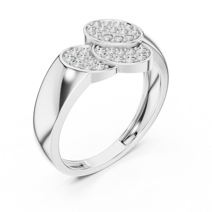 Floral Glow Diamond Ring