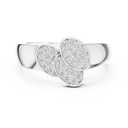 Floral Glow Diamond Ring