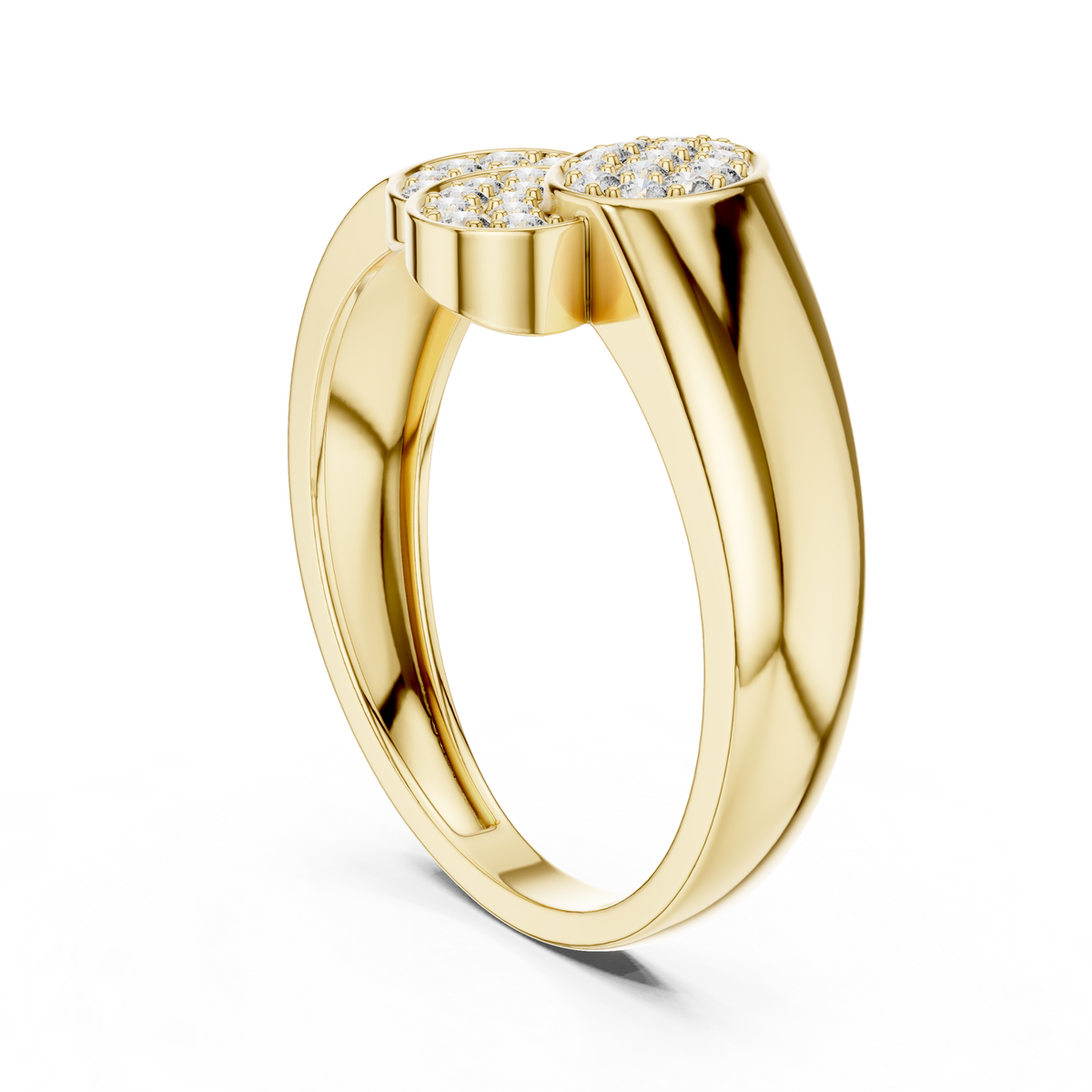 Floral Glow Diamond Ring