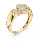 Floral Glow Diamond Ring
