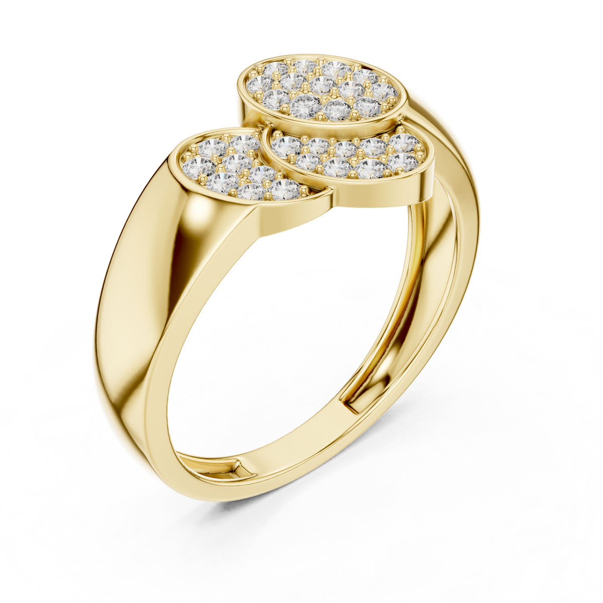 Floral Glow Diamond Ring
