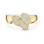 Floral Glow Diamond Ring
