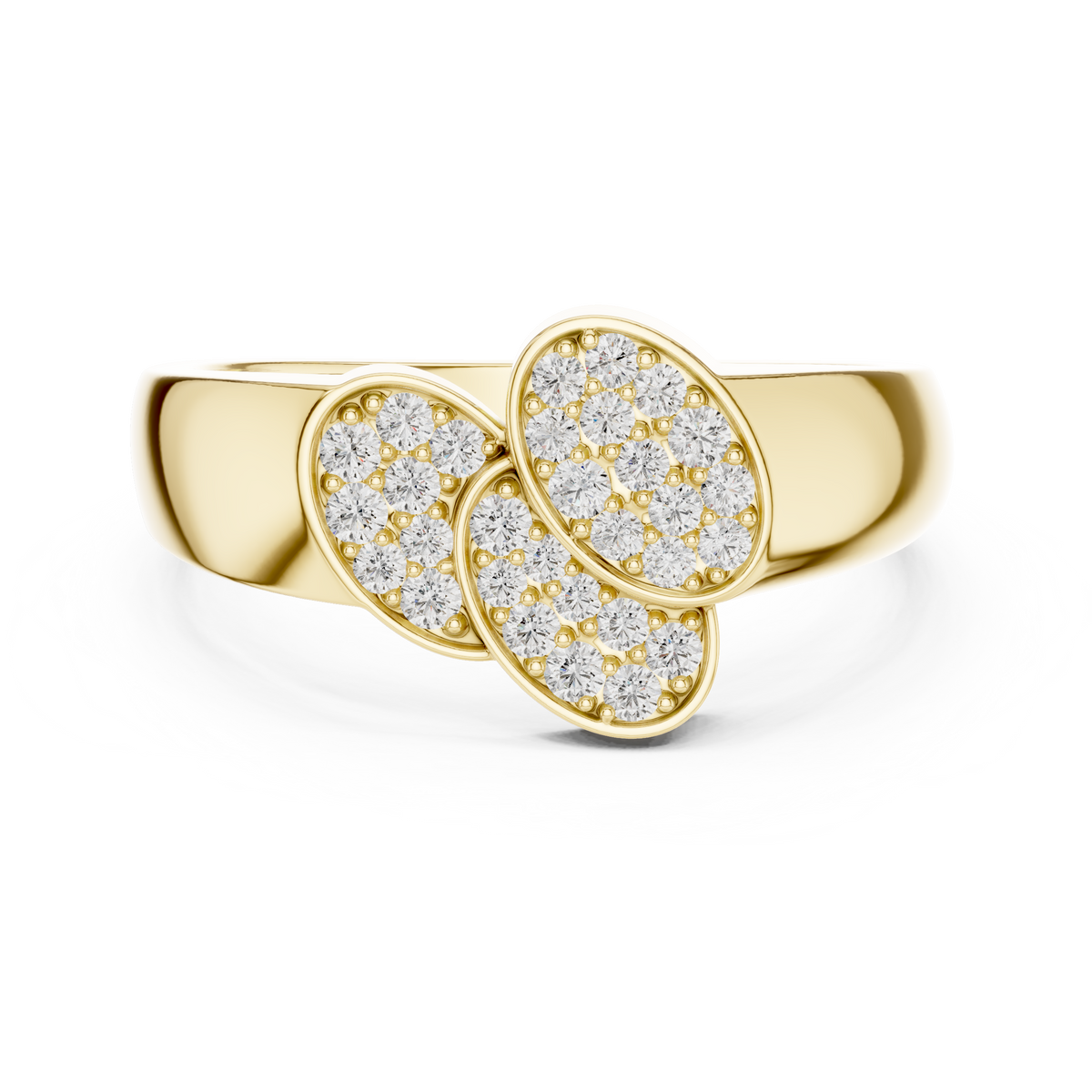 Floral Glow Diamond Ring