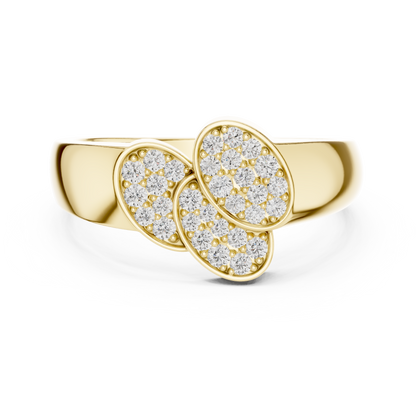 Floral Glow Diamond Ring