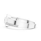 Golden Frame Diamond Ring