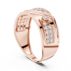 Signature Spark Rose Gold Designer Ring