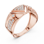 Signature Spark Rose Gold Designer Ring