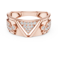 Signature Spark Rose Gold Designer Ring