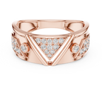 Signature Spark Rose Gold Designer Ring