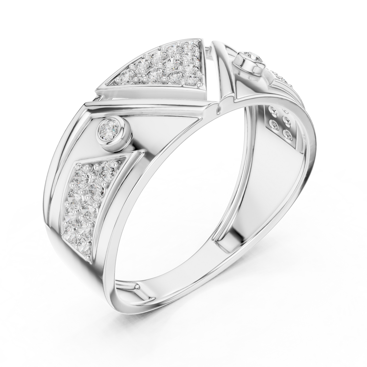 Signature Spark Rose Gold Designer Ring
