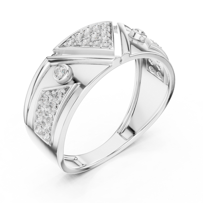Signature Spark Rose Gold Designer Ring