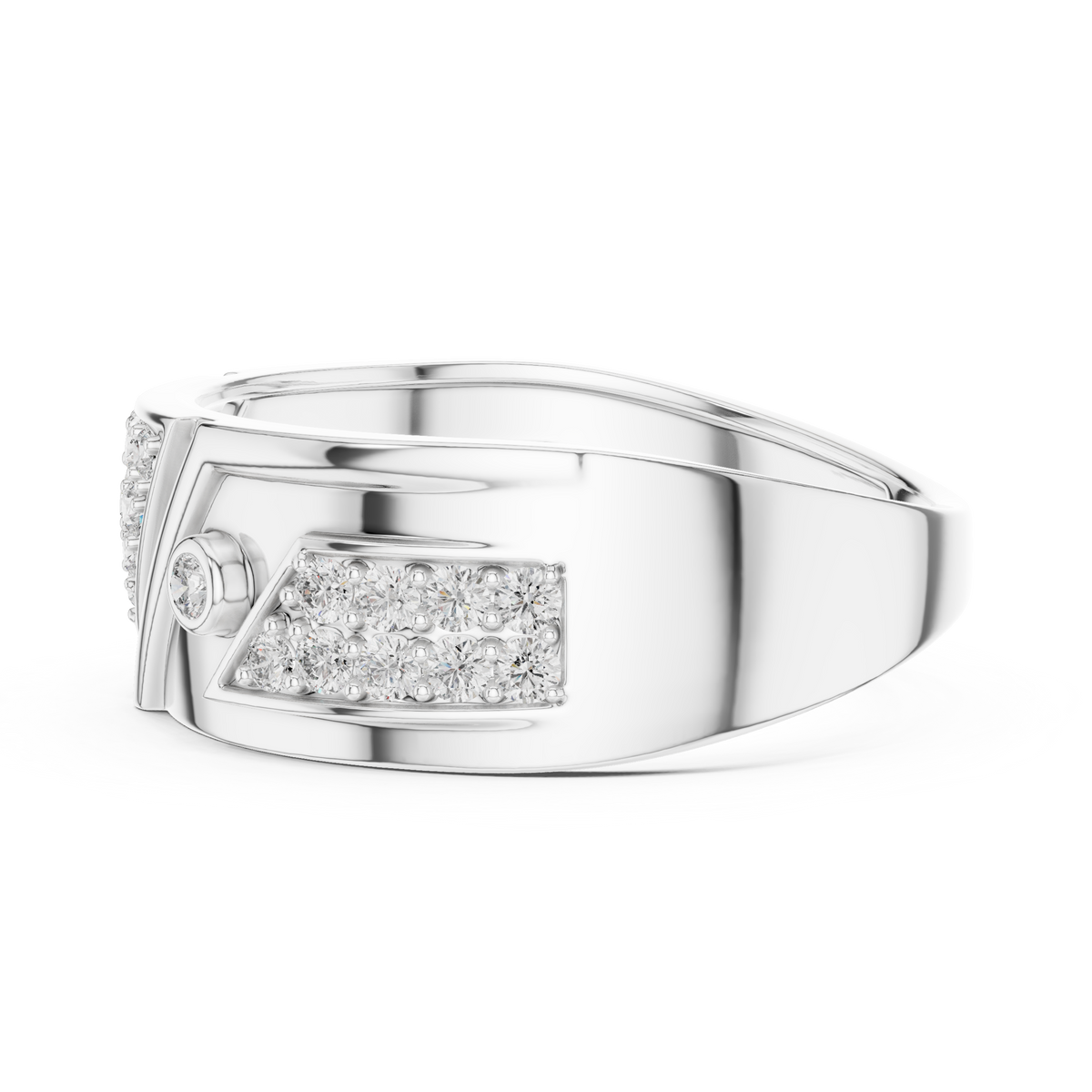 Signature Spark Rose Gold Designer Ring