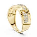 Signature Spark Rose Gold Designer Ring