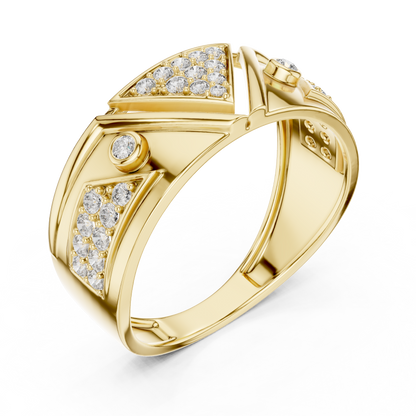 Signature Spark Rose Gold Designer Ring